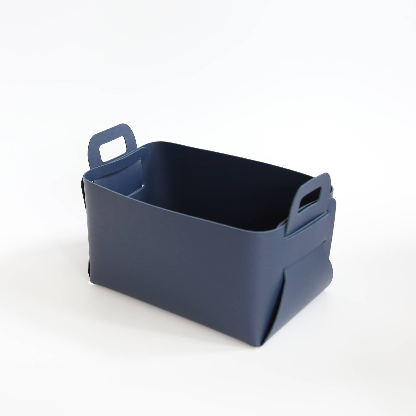 Vegan Leather Storage Basket Gift Box, Medium - HER Home Design Boutique